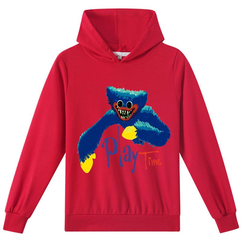 Kids 3D hoodie Mob game Huggy wuggy pullover Children Sweater