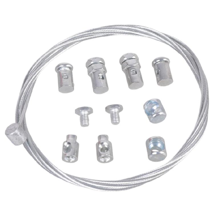 

Universal Motorcycle Brake Clutch Cable Replacements Kit Small Motorcycle Emergency Repair for Universal ApplicatioN 1