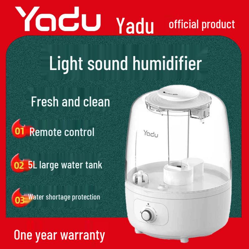 Yadu Large Capacity Humidifier with Strong Mist and Water Shortage Protection for Home, Office, Bedroom