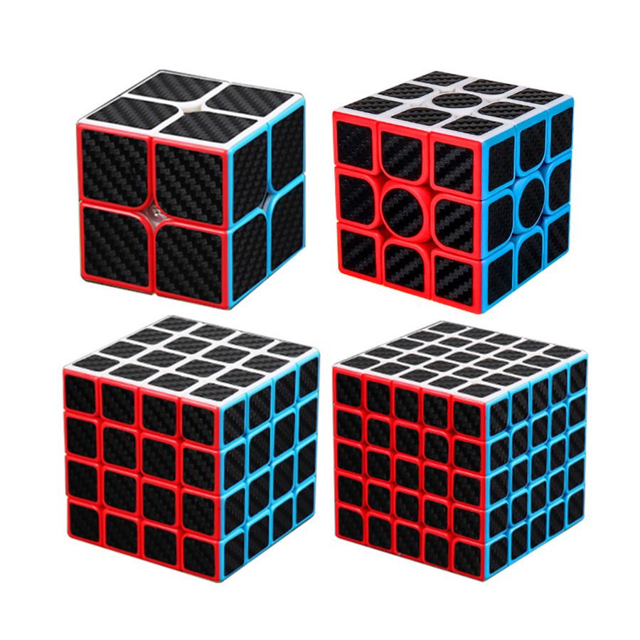 4Pcs Speed Cube Set Moyu Mofangjiaoshi 2X2 3X3 4X4 5X5 Meilong Magic Cube Pyramid Skew Megaminx Sq1 Packing Educational Toys