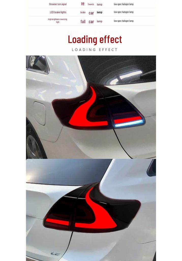 LED DRL & Sequential Turn Signals for 09-13 Toyota Venza Tail Light Assembly