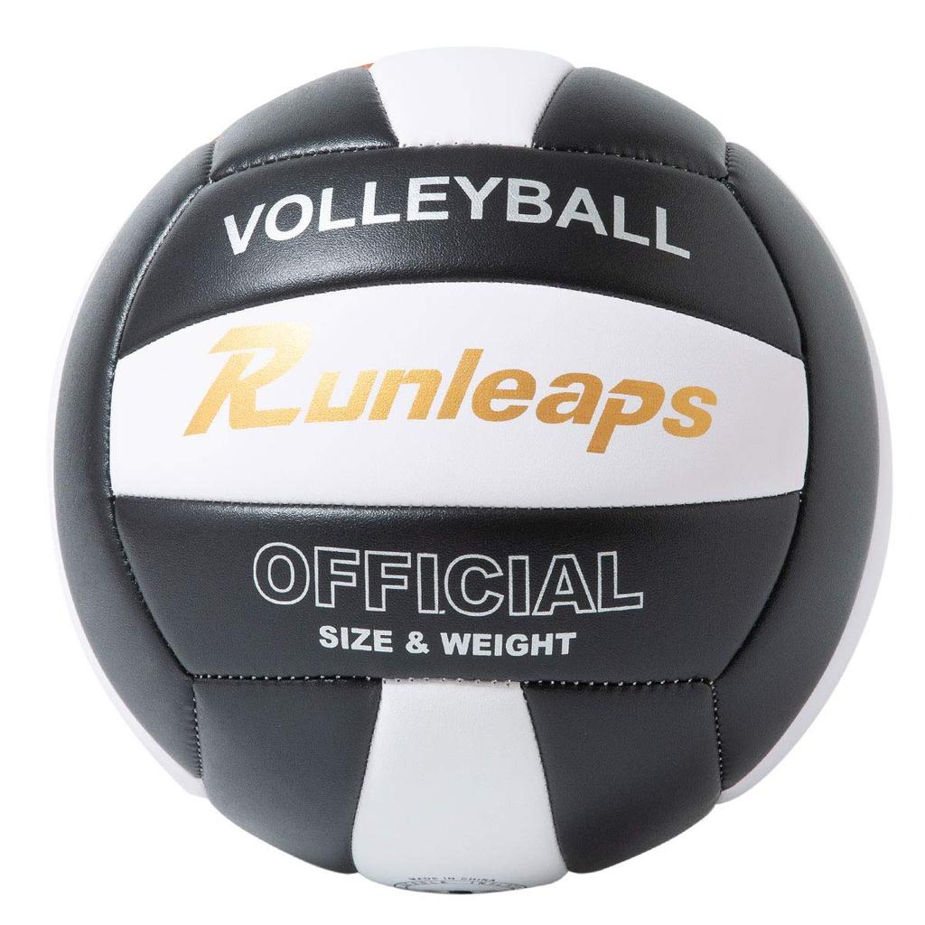 Runleaps Beach Size 5 Practice for High School Middle School and Beginners Volleyball, Volleyball, Soft, Ball, Lightweight, Waterproof, Indoor/Outdoor