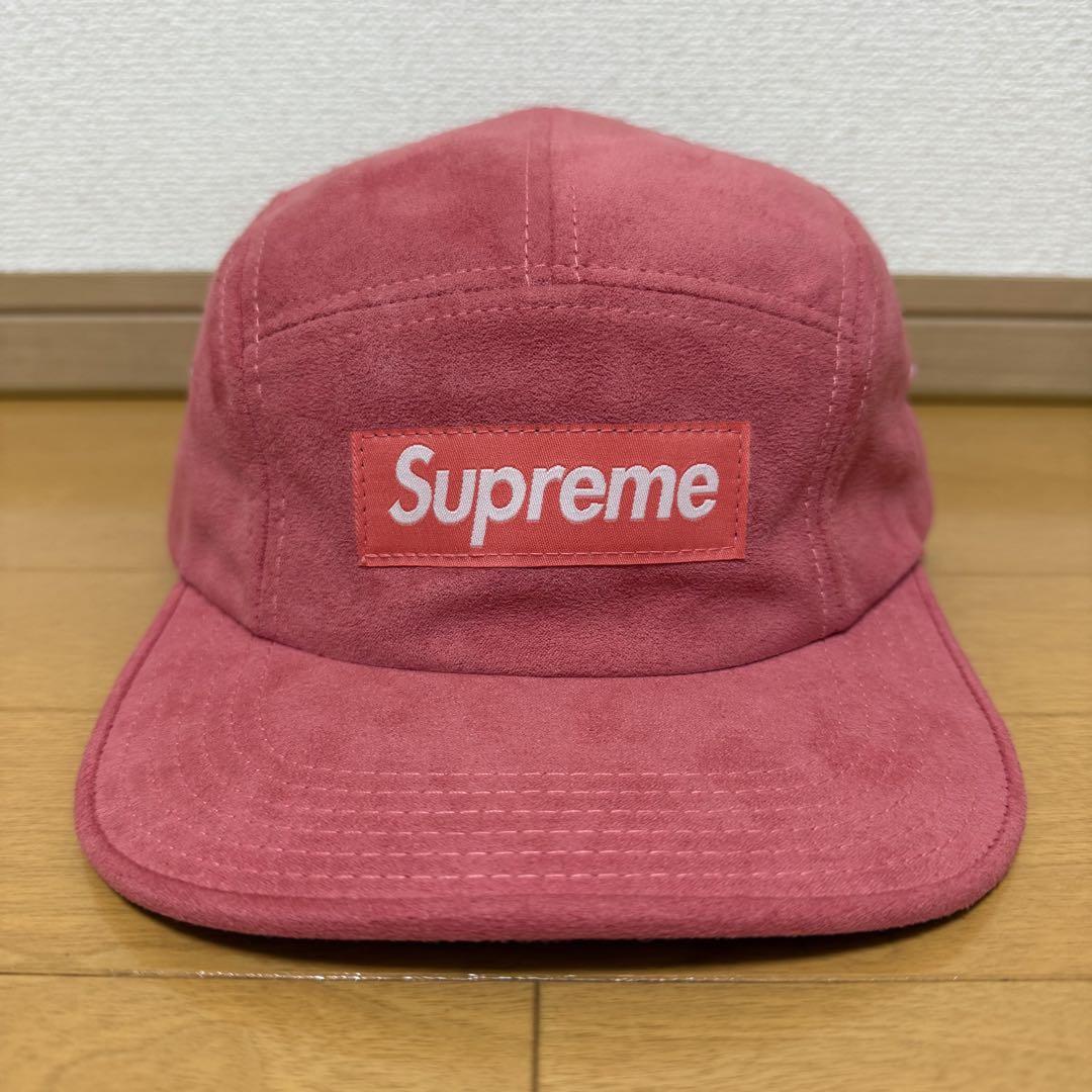 

[USED] Supreme Suede Camp Cap Pink 2008