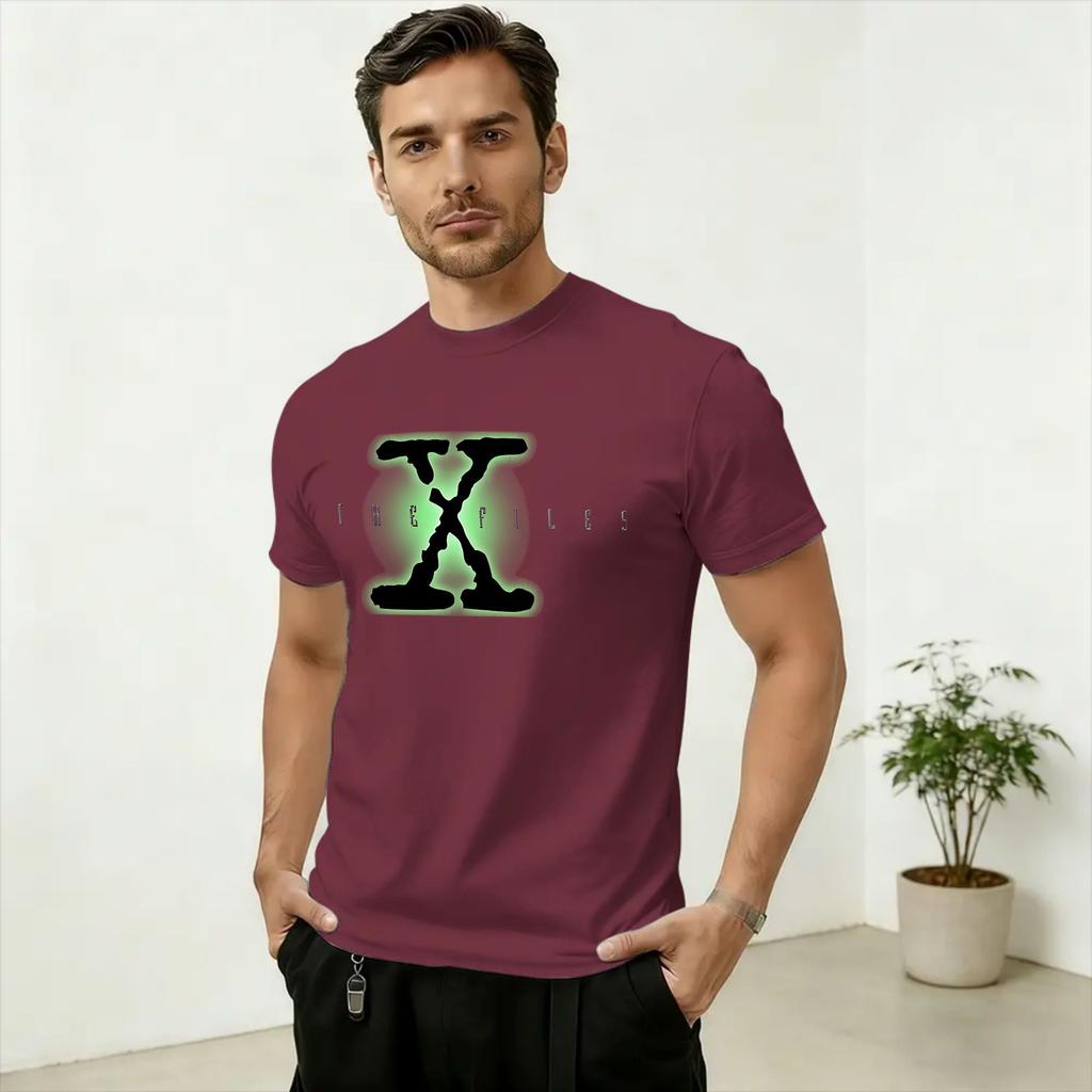 The XFiles TShirts Unisex Vintage Cotton Tee Shirt Crew Neck Short Sleeve T Shirt Printed Clothes
