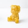 Crystal Resin Bear Desk Ornament With Natural Water Crystals For Home Office Decor