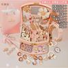 Strawberry Bear Hair Accessories Gift Set Girls Princess Theme Clips Headband Kit 3-10 Years
