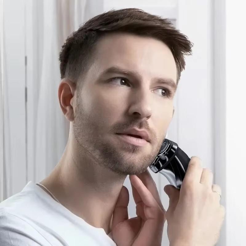 Xiaomi ENCHEN Golarka Elektryczna 3D Blackstone 3 Wodoodporna Maszynka do Golenia Do Użytku Na Mokro i Na Sucho Podwójnego Zastosowania Twarz Broda Bateria Wyświetlacz Cyfrowy Dla Mężczyzn