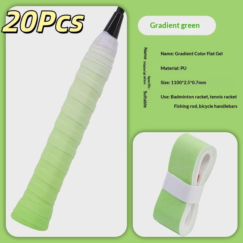 10 20Pcs Badminton Overgrip Tape PU Tennis Racket Grip Non Slip Sweat Absorption Band for Comfortable Sports Play