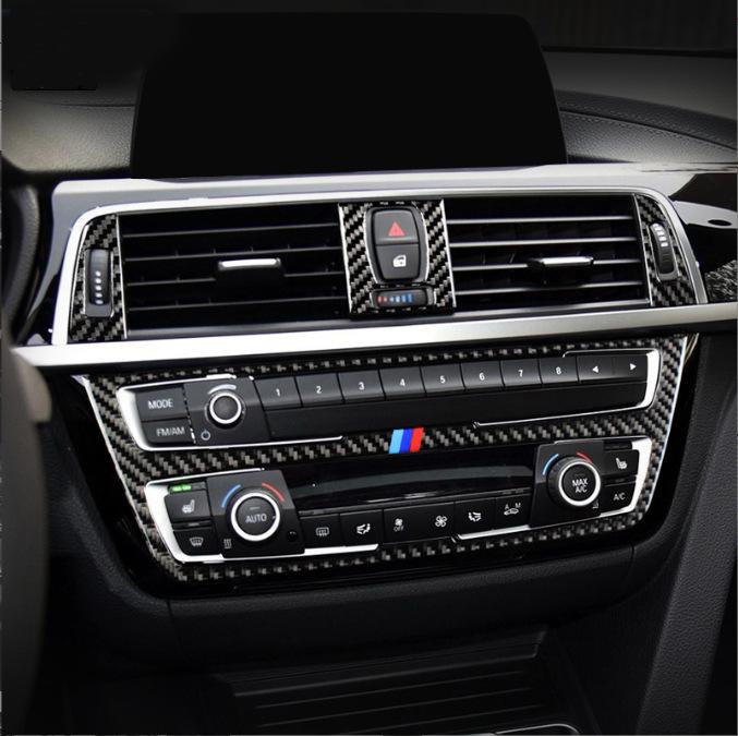 BMW 3 Series GT 320li Carbon Fiber Gear Panel Center Console Accessory