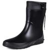 Fashion Crestar Women's Mid Calf Rain Boots Outdoor Ultra Lightweight Portable Waterproof Garden Shoes Fashion Non-slip Gardening Boots