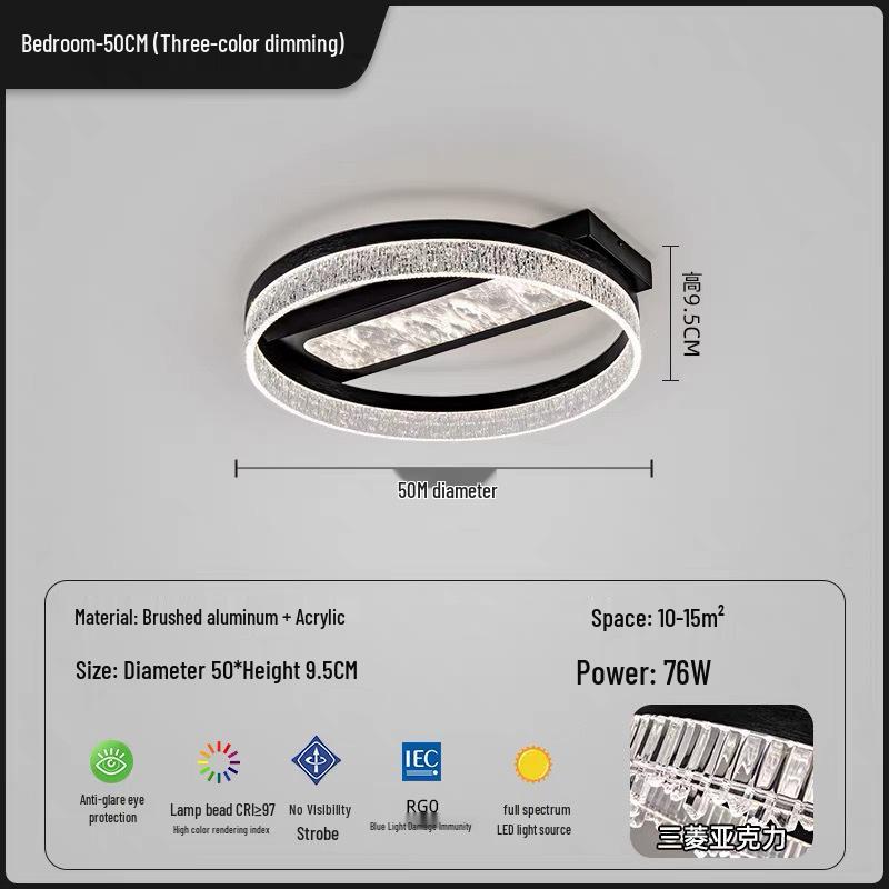 2025 Italian Style Minimalist Ceiling Light for Study & Master Bedroom