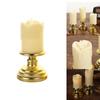 Electric Flameless Pillar Flickering Votive Candles Ornament LED Lamp Light For Event, Desk,