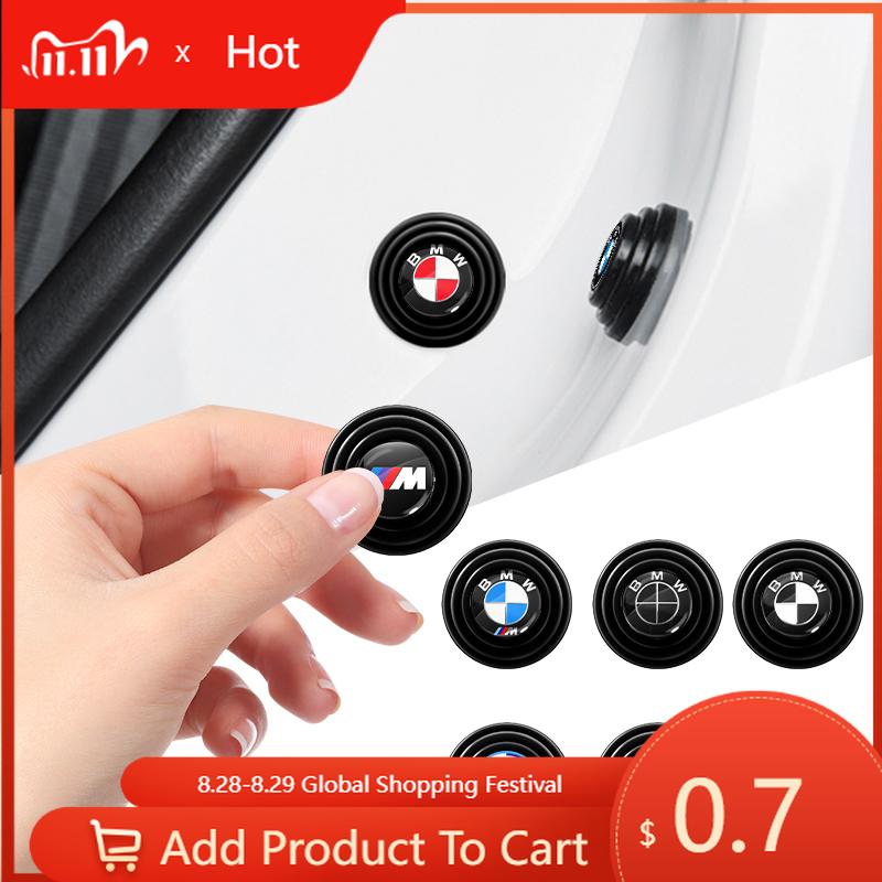 Car Sticker Car Door Shock Absorber Protection Car Door Silicone Anti Shock Pad Sound Cushion Stickers For BMW 5 6 Series X3 F10