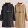 High-Neck Waterproof Long-Sleeve Apron Coveralls for Kitchen & Office