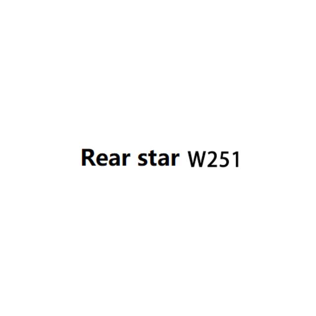 Glänzende schwarze Buchstaben R300 R320 R350 R400 R500 4Matic Emblem für Mercedes Benz Auto Kotflügel Kofferraum hinten W251 Logo Aufkleber