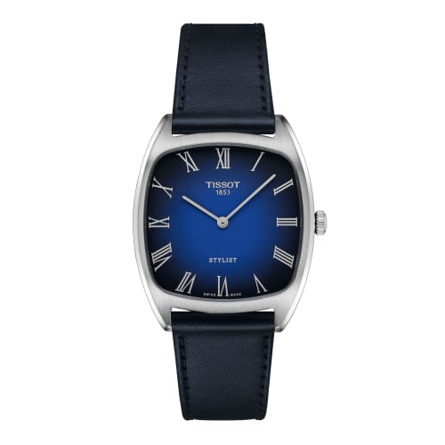 Tissot Stylist Watch, Officially Imported, T1599091604300, Blue Gradient Dial