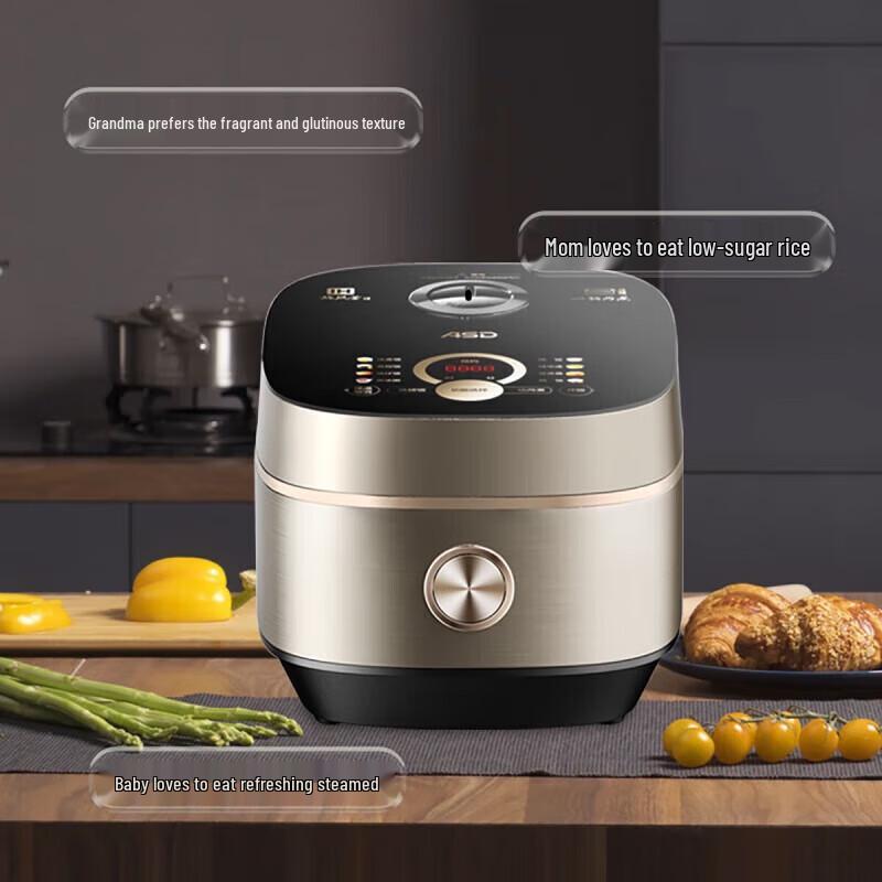ASD Cyclone Fire IH 4L Smart Rice Cooker CN plug (adapter included)