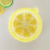 Lemon Dish Towel Brush Acrylic Woven Dish Towel Cleaning Hand Crocheted Dish Towel Household Kitchen Cleaning Tools