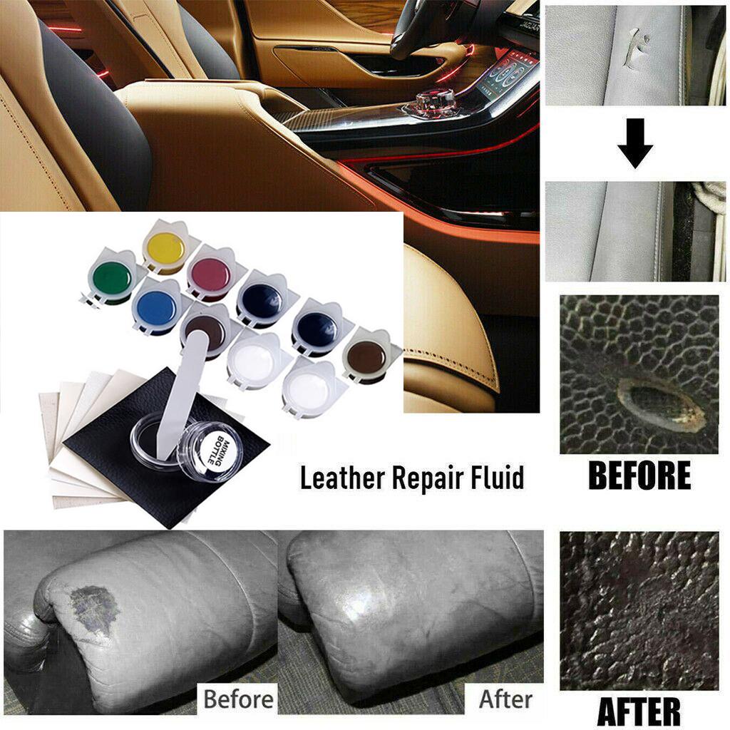 Reconditioning Leather Cream Vinyl Repair Kit Auto Car Seat Sofa