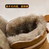 Fleece Leather Snow Boots Women's Winter New High-top Cotton Shoes Versatile Casual Thick Sole Thickened and Comfortable