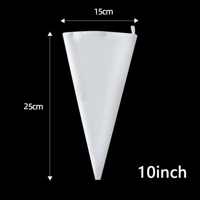 8/10/12/14/16/18inch Cotton Pastry Bag Reusable Icing Piping Bags Cake Fondant Decorating Pastry Tips Cream Cookie Kitchen Tools