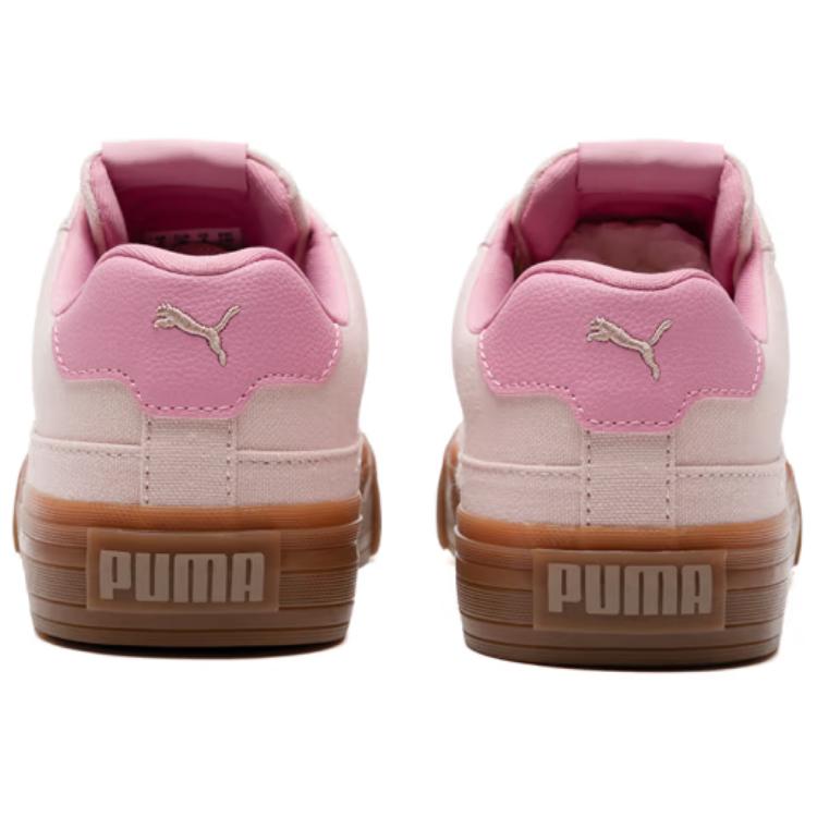 Puma Court Classic Vulc Retro Fashion Casual Lightweight Low-Top Sneakers Women Sneakers Pink 395020-11