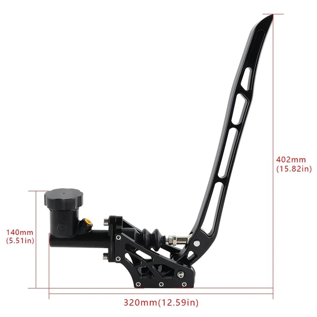 Car Handbrake Racing Hydraulic Handbrake Long Level Gear Kit Black Red Silver Hand Brake Aluminum Drift Hydro E-Brake