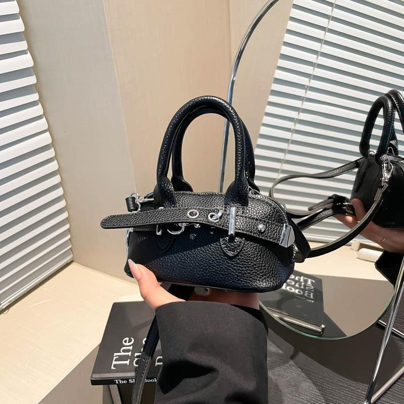 

Retro small bag women s new summer versatile messenger bag mini fashion shoulder portable shell bag чорний