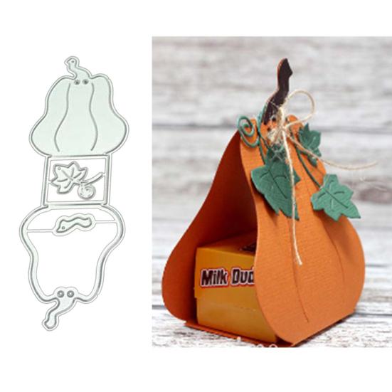 

Тыквенная коробка, металлические штампы, сделай сам, скрапбук, тиснение, бумажные карты, ремесленный трафарет серебряный