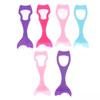 Silicone Mascara Shield Mermaid Extension Applicator Guard Detachable Eye Shadow Eyelashes Tools For Women Girls Beginners