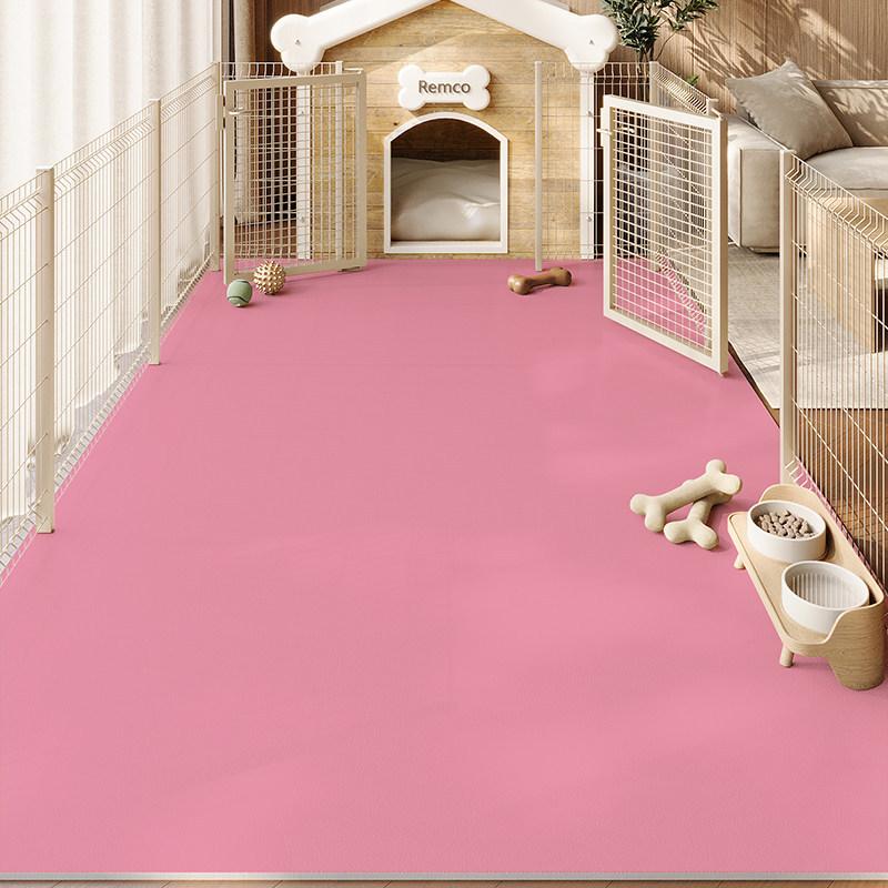 VIKAMA Beige Pet Mat Non Slip Waterproof Floor Rug for Dog Cat Bed Crate Kennel Washable Reusable Pet Friendly Soft
