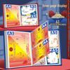 A4 Full Color Certificate Album for Boys & Girls - A3 Art Storage for Students