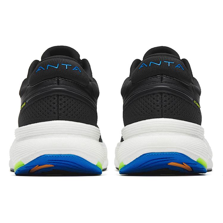 New Anta C100 Cushioned Anti Slip Wear Resistant Breathable Lightweight Low Top Running Shoes Men's Black 112245586-6