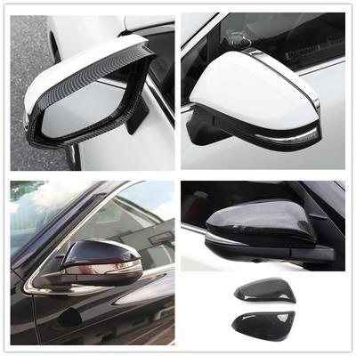 ABS Chrome Rearview Mirrors Trims Rain Eyebrow Frame Cover For Toyota Harrier 2015 2016 2017 2018 Car Styling Accessories