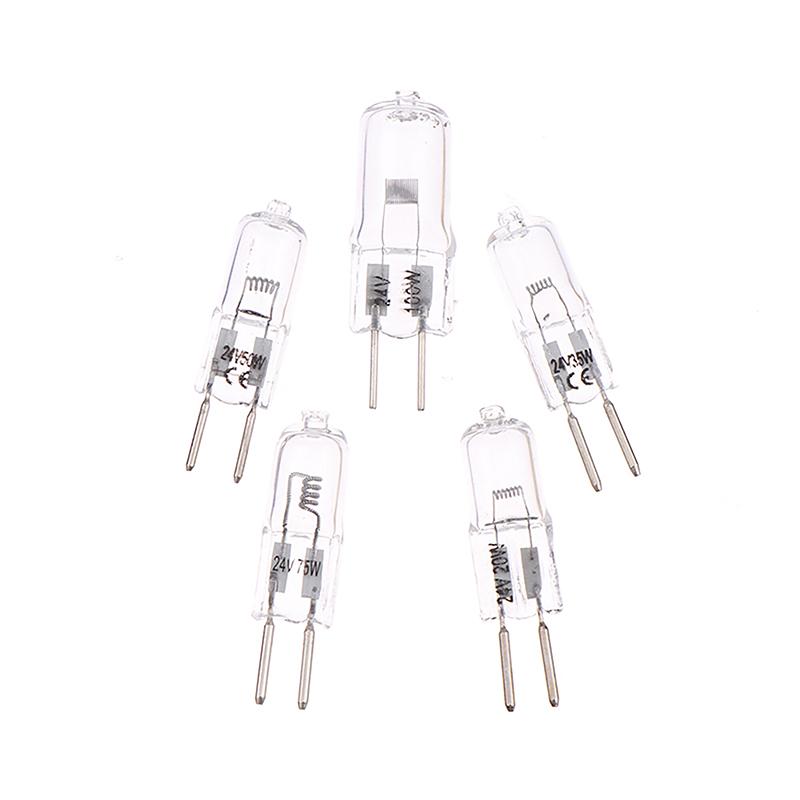 1Pc G5.3 24V 20W 35W 50W 70W 100W Glühbirne G5.3 Glühbirne G5.3 24V Glas Glühbirne Aroma Lampe Birne Halogen Lampe Perlen