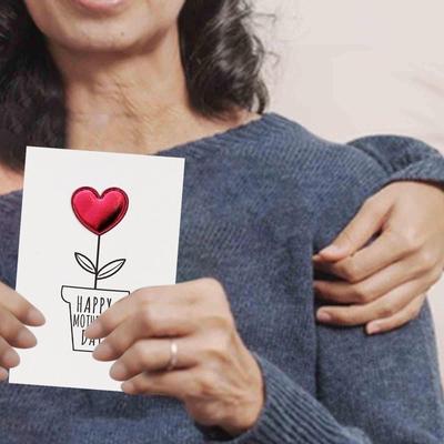 's Day Card for Mom from Daughter Son Festive Gift Greeting Year Kids Her