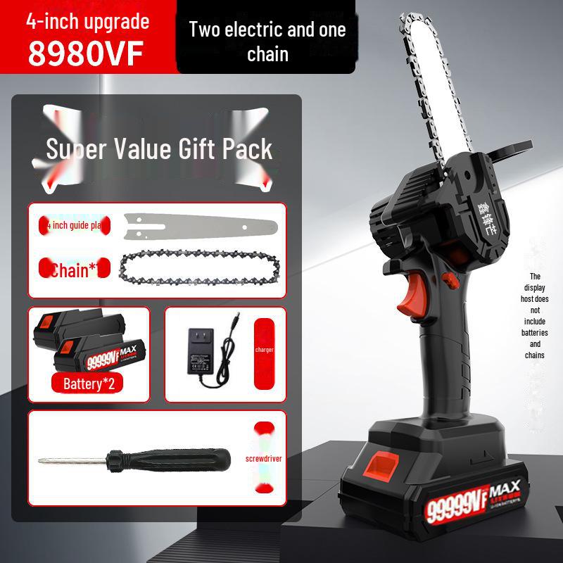 

Портативная мощная бесщеточная электрическая цепная пила: Варианты 4, 6 и 8 дюймов для домашней обрезки