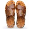 Cowhide Leather Beach Shoes Men's Trend Casual Men's Non-slip Sandals Men's Sandals Slippers