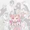 Portachiavi acrilico per zaino anime Gokurakugai 6 cm personaggio Aruma Tao Saotome Nei Takarai Tatsuomi Ban decorazione regalo carino