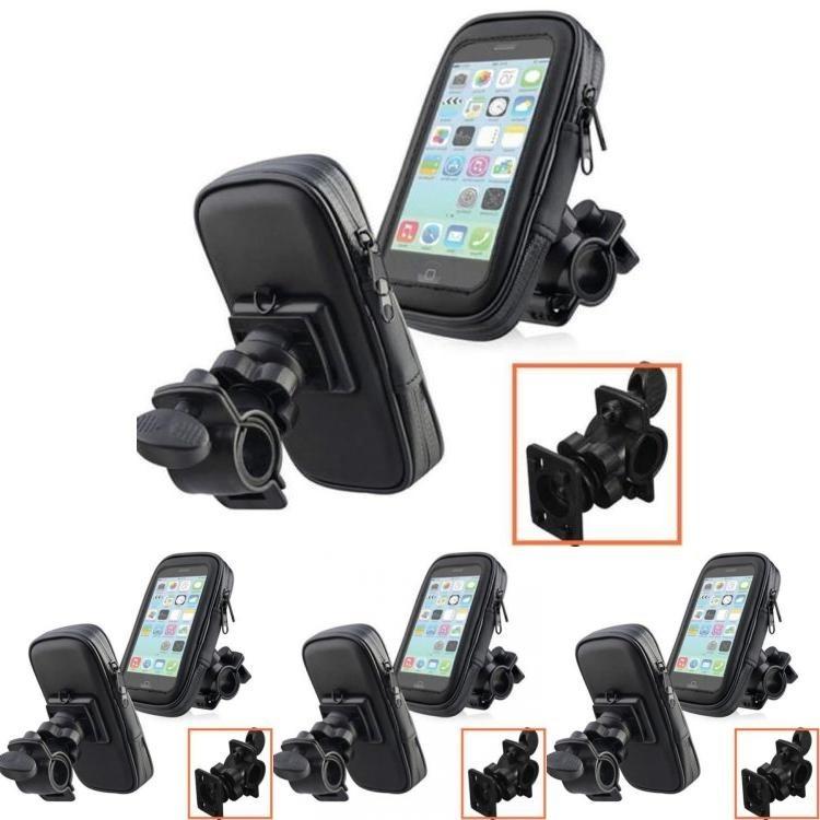 Premium Quality Bike Bicycle Motorcycle Waterproof Phone Case Bag With Handlebar Mount Holder For Ultimate Protection
