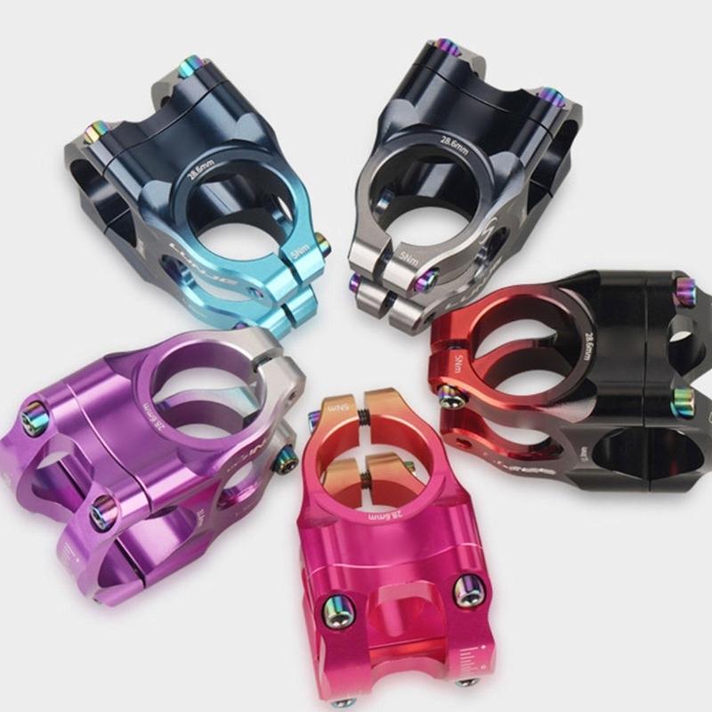 High Strength Short Handlebar Stem Aluminum Alloy Road Bike Stem Light Weight Bike Handlebar Stem for Most Bike