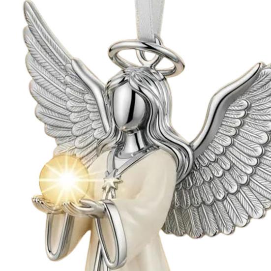 Yousheng Heavenly Angel Ornament Guardian Angel Hanging Decoration Miniature Angel Pendant for Christmas Tree Home Festive Decor Xmas Gift