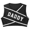 Daddy Cheerleader Crop Top Outfit Ddlg Littles Costume Women's Costumes