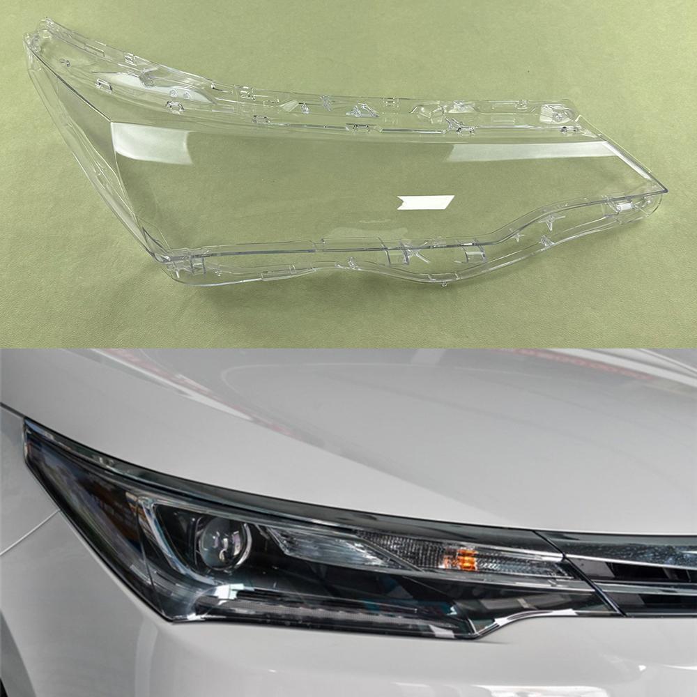 Car Accessories Headlight Housing Shell Lamp Shade For Toyota Corolla 2017 2018 High Lens Transparent Headlamp Cover Plexiglass