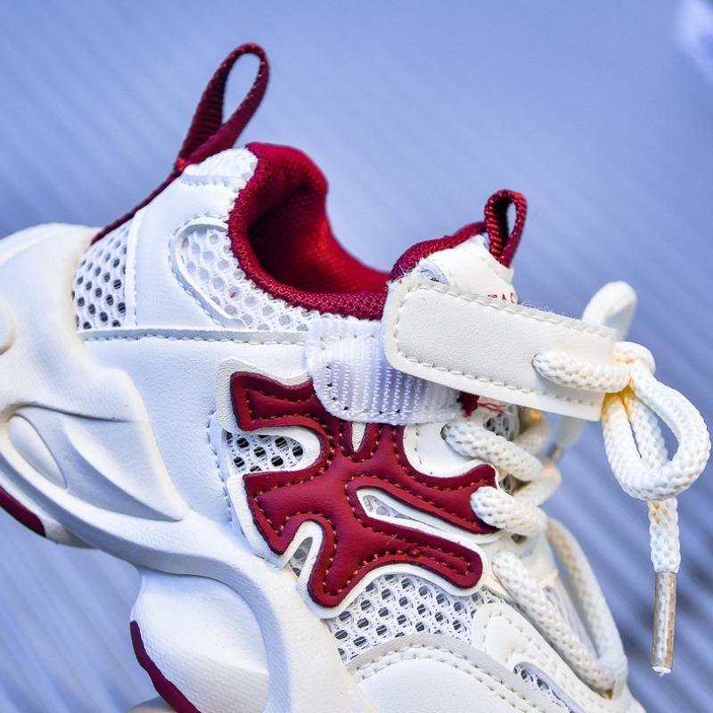 Boys' Mesh Sports Shoes | Breathable Children's Sneakers, Girls' Single-Layer Mesh Casual Shoes Trendy Sneakers