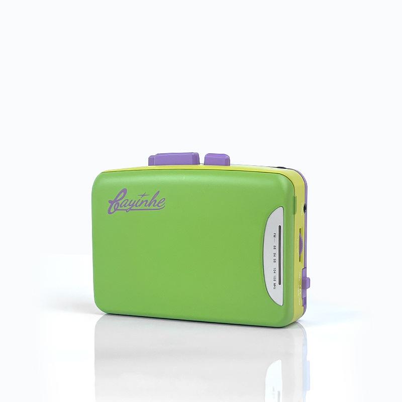 Portable Cassette Player with Speaker, Radio, and Headphones for English Listening and Playback