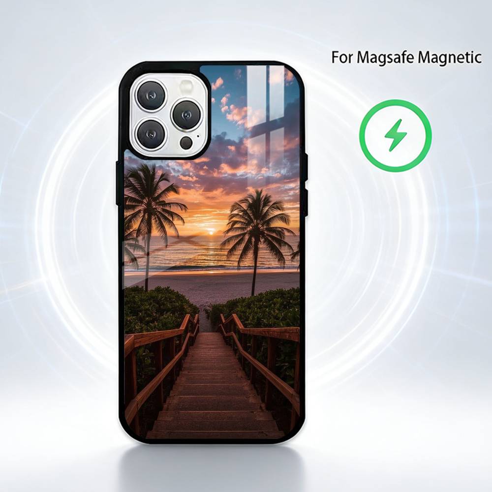 

California Travel Phone Case For iPhone 17,16,15,14,13,Pro,Max,Plus,Magnetic For Magsafe Wireless Charging iPhone15PRO