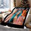 Karol G Pattern Blanket for Home Decoration, Bed, Sofa, Car Travel, Camping, Suitable for All Seasons, Birthday Christmas Gift