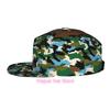 Men & Women' Adjustable Snapback Trucker Hat - Soft Flat Brim Baseball Cap With Positionable Improved Camouflage Print Pattern