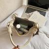 Glossy Faux Leather Hobo Bag for Women with Knotted Handle Soft Shoulder Bag for Everyday Use Casual Outings